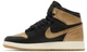 Женские кроссовки Air Jordan 1 Retro High OG GS 'Black Gold' FD1437 071 золотой 38.5 - изображение 5