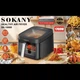 Аерофритюрниця Sokany SK-10088 Air Fryer безмасляного приготування, 7.5 л, сенсорне керування (62284) - зображення 2