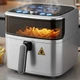 Аерофритюрниця Sokany SK-10081 Air Fryer безмасляного приготування, сенсорне керування, 8 л, 1800 Вт (5252) - зображення 2