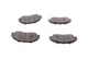 Колодки гальмові BLUE PRINT ADH24246 Honda Accord, Legend, Prelude, Shuttle, HR-V, Civic, CR-V Y45022S10G02, J3604032, H4502S70003 - зображення 8