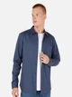 Рубашка хлопковая мужская Colin's CL1071442INV S Indigo (8684112449425) - изображение 1