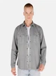 Рубашка хлопковая мужская Colin's CL1071462GRA S Gray (8684112449869) - изображение 1