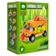 Дитячий конструктор Deer Bus BB121E-F серії "Animal Bus" 105 деталей - зображення 1