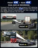 Двоканальная камера 4K Dash Cam IIWEY - изображение 5