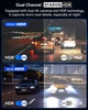 Двоканальная камера 4K Dash Cam IIWEY - изображение 7