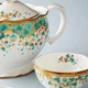 Fortnum & Mason чайний сервіз Cloverleaf на дві персони із кістяної порцеляни з позолотою в стилі короля Едуарда VII – блакитний - зображення 5