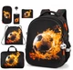 Ортопедический рюкзак школьный 6 в 1 для мальчика School Standard 38х30х18 см с Мячем для первокласника (SET 170-77) - изображение 1