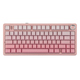 Беспроводная механическая клавиатура AULA F75 Pink Gradient, Dream Sakura Switch, размер 75%, RGB подсветки (2.4G/Bluetooth/USB) - изображение 3