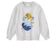 Свитшот двунитка для девочки Disney LIDL 387286 122-128 см (6-8 years) белый, серый - изображение 1