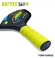 Набор для пиклбола с ракетками и мячом AZ1904-1RK (Pickleball) — 2 ракетки 40×20 см + 2 мяча 7,3 см, для детей и взрослых - изображение 3