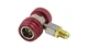 Быстросъемная муфта Whicepart QC-ML для автокондиционеров R-134a 1/4" красная - изображение 3