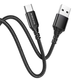 Кабель BOROFONE BX54 Ultra bright Type-C 1m 2.4A Black (6931474745835) - зображення 1