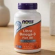 Ультра омега 3 для здоров'я серця Ultra Omega-3 Now Foods 500 EPA/250 DHA 90 капсул з кишковорозчинною оболонкою - зображення 1