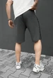 Трикотажні шорти Staff til logo dark gray & black L - изображение 5