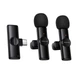 Беспроводная микрофонная система BOROFONE BFK16A Winner dual-mic (Type-C) Black - изображение 1