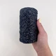 Шнур плетений з люрексом YarnArt macrame cotton Lurex 2мм чорний люрекс срібло №723 - зображення 2