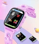 Детские смарт часы Lemfo M03 с GPS трекером, 4G SIM картой, видеозвонком, прослушиванием, 16GB памяти, 26 играми, камерой и фонариком Розовый - изображение 9
