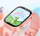 Детские смарт часы Lemfo M03 с GPS трекером, 4G SIM картой, видеозвонком, прослушиванием, 16GB памяти, 26 играми, камерой и фонариком Розовый - изображение 5