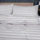 Простынь MirSon Ranforce Elite 17-0600 Stripe White Gray 220 х 240 см (2200008048556) - изображение 5