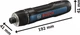Набор Лобзик электрический Bosch PST 650, 500 Вт, 65 мм глубина реза + полотно T144 D + кейс + Электроотвертка Bosch Professional GO 3 (06033A0720/06019H2201) - изображение 16