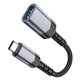 Кабель-перехідник HOCO UA24 Type-C male to USB female 3.0 converter Metal Gray - зображення 6