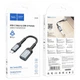 Кабель-перехідник HOCO UA24 Type-C male to USB female 3.0 converter Metal Gray - зображення 9