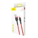 Кабель Baseus Cafule Cable USB For Lightning 1.5A 2m Red+Red - изображение 2