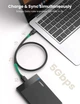 Кабель UGREEN US130 USB 3.0 A Male to Micro USB 3.0 Male Cable 2m (Black)(UGR-10843) - изображение 2