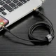 Кабель Baseus Cafule Cable USB For Lightning 1.5A 2m Gold+Black - зображення 11