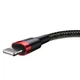 Кабель Baseus Cafule Cable USB For Lightning 1.5A 2m Red+Black - изображение 7