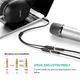 Аудіокабель UGREEN AV141 3.5mm male to 2 3.5mm female, 0,2m Black - изображение 8