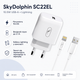 Мережевий зарядний пристрій SkyDolphin SC22EL 10.5W USB-A 2.1A + кабель Lightning White (MZP-000158) - зображення 2
