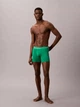 Набор трусов боксеров мужских хлопковых Calvin Klein NB4394(Mardi Gras Multi) M 3 шт Зеленый/Голубой с белым/Черный (199156146646) - изображение 2