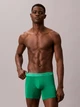 Набор трусов боксеров мужских хлопковых Calvin Klein NB4394(Mardi Gras Multi) L 3 шт Зеленый/Голубой с белым/Черный (199156146639) - изображение 2