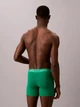 Набор трусов боксеров мужских хлопковых Calvin Klein NB4394(Mardi Gras Multi) M 3 шт Зеленый/Голубой с белым/Черный (199156146646) - изображение 3