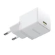 Мережевий зарядний пристрій з кабелем Baseus Palm Fast Charger 1C 20W EU Moon White (with Baseus Cable USB-C to USB-C 1m Moon White) - изображение 3