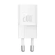 Мережевий зарядний пристрій Baseus GaN5 Fast Charger(mini) 1C 20W EU White - изображение 3