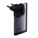 Мережевий зарядний пристрій з кабелем Baseus GaN5 Pro Ultra-Slim Fast Charger C+U 65W Gray((With Mini White Cable C to C 100W(20V/5A) 1m Black) - изображение 3