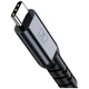 Кабель 3mk Hyper Cable N-SERIES USB-C to USB-C Thunderbolt 4 2m 48V/5A 240W Black (5903108758185) - изображение 3