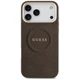 Чохол Guess Peony Hot Stamp для iPhone 17 Pro Max Brown with MagSafe (GUHMP17XPSAMSECW) - зображення 3