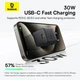 Мережевий зарядний пристрій Baseus Palm Fast Charger 1C 30W EU Cluster Black - зображення 11