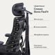 Эргономичное кресло LiberNovo Omni Midnight Black динамическая поддержка позвоночника - изображение 7