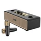 Портативна колонка HOCO BS63 Graceful wireless dual-mic BT speaker, 10W*2, Black - зображення 6