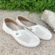 Жіночі мокасини перфорована шкіра Е-007037-6 розмір 37 (24 см) Бежеві - зображення 3