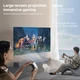 Проектор + Game S40 Ultra (Android 10, 150 Lumen, Bluetooth + WiFi) (1Gb+8Gb) Білий 58336 - зображення 5