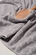 Рушник SOHO для ванної 50х90 см, 70х140 см Leaves Light Gray - изображение 5