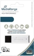 Pendrive MediaRange USB 3.2 Gen 1 High Performance Flash Drive 512GB Black/Silver (4260664872511) - obraz 2