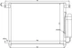Радіатор кондиціонера (конденсор) Chevrolet Aveo, Ланос, Daewoo Kalos, Aveo 02-25р Nissens 94641 - изображение 1