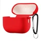 Чехол Silicone Case 2,5mm with microfiber for AirPods Pro 2 Красный - изображение 1