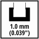 Шина для ланцюгової пили Einhell 15см, 1.0мм (4500163) - зображення 3